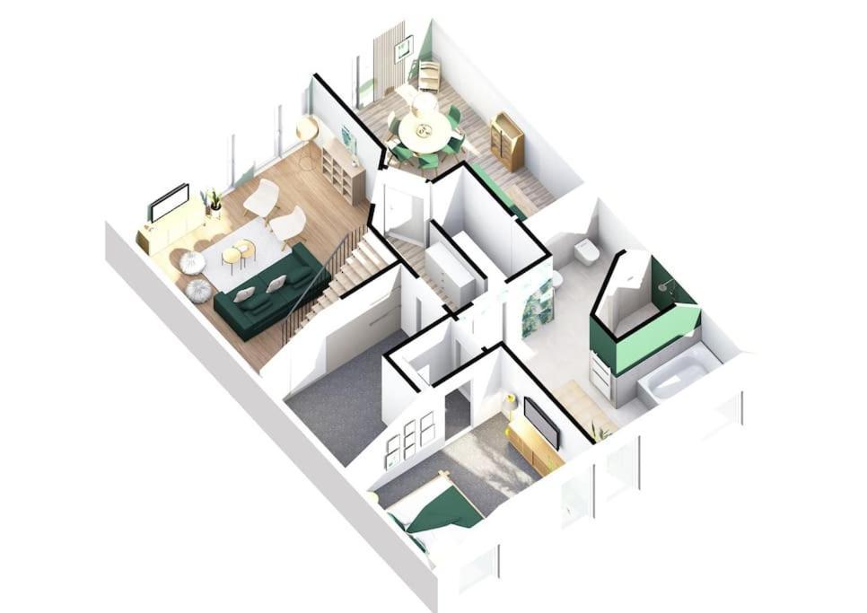 Gruenblick Oase No1 Ferienwohnung Wiesmoor Dış mekan fotoğraf
